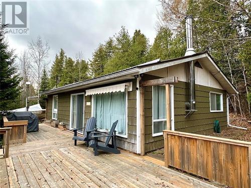 35 Fourth Avenue, Assiginack, Manitoulin Island, ON - Outdoor With Deck Patio Veranda With Exterior