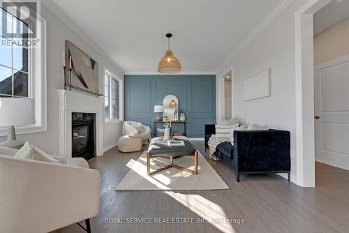 55 Barchard Street, Clarington (Newcastle), ON - Indoor Photo Showing Living Room With Fireplace