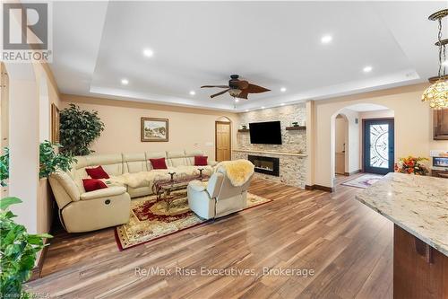 1818 Marysville Road, Tyendinaga, ON - Indoor Photo Showing Living Room With Fireplace