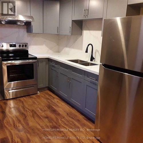 Bsmt - 463 Elizabeth Street, Oshawa, ON - Indoor Photo Showing Kitchen With Double Sink With Upgraded Kitchen