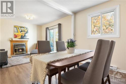 189 Allan Drive, Arnprior, ON - Indoor Photo Showing Dining Room With Fireplace