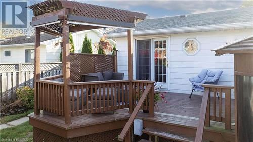 644 Scott Street, Kincardine, ON - Outdoor With Deck Patio Veranda With Exterior