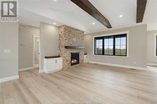 2584 Mayfair, Lasalle, ON - Indoor With Fireplace