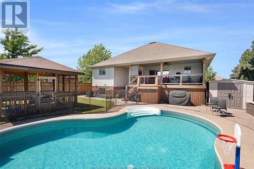 884 Westwood, Lakeshore, ON - Outdoor With In Ground Pool With Deck Patio Veranda With Backyard