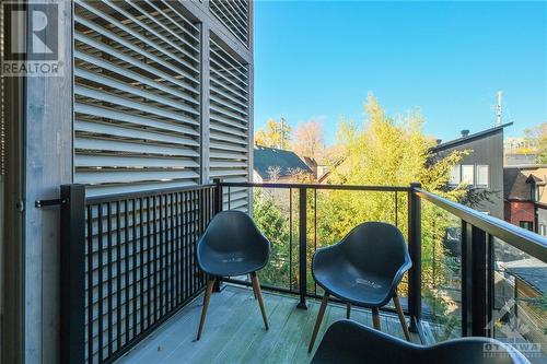 Private balcony - 511 Gladstone Avenue Unit#5, Ottawa, ON - Outdoor With Balcony With Exterior