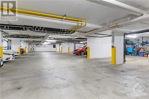 Underground heated parking and locker - 511 Gladstone Avenue Unit#5, Ottawa, ON - Indoor Photo Showing Garage