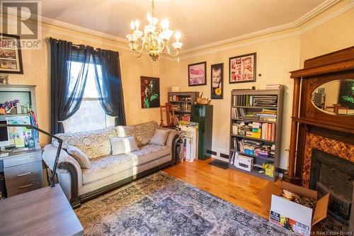 1701 Route 124, Springfield, NB - Indoor Photo Showing Living Room With Fireplace