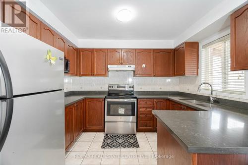 Upper - 35 Spicebush Terrace, Brampton, ON - Indoor Photo Showing Kitchen With Double Sink