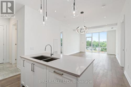 505 - 42 Mill Street, Halton Hills, ON - Indoor Photo Showing Kitchen With Double Sink