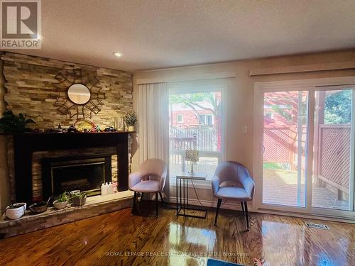 Upper - 2239 Shipwright Road, Oakville, ON - Indoor Photo Showing Living Room With Fireplace