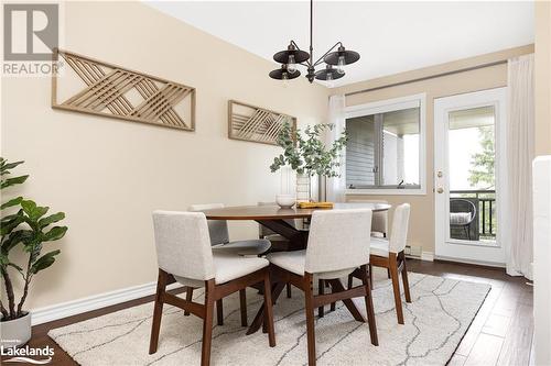 311 Grandview Hilltop Drive Unit# 3, Huntsville, ON - Indoor Photo Showing Dining Room