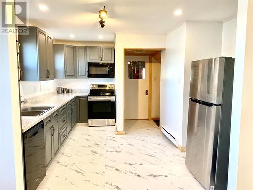 47A Main Street S, Glovertown, NL - Indoor Photo Showing Kitchen With Double Sink