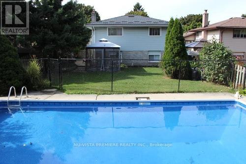 654 Classic Drive, London, ON - Outdoor With In Ground Pool With Backyard