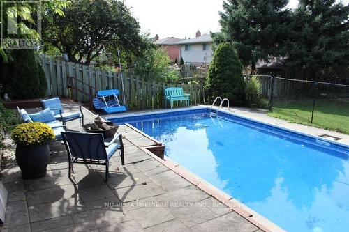 654 Classic Drive, London, ON - Outdoor With In Ground Pool With Backyard