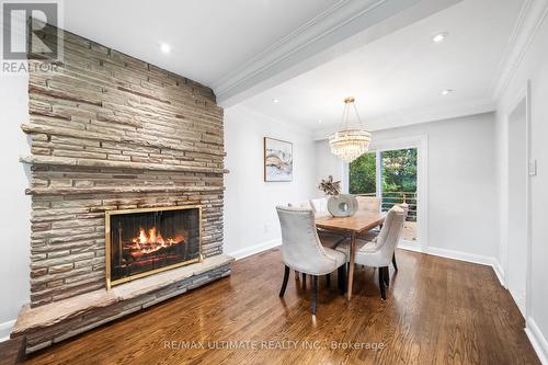 66 Lloydminster Crescent, Toronto, ON - Indoor With Fireplace