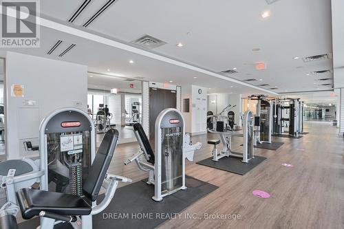 1204 - 510 Curran Place, Mississauga, ON - Indoor Photo Showing Gym Room