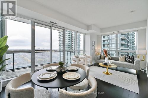 1204 - 510 Curran Place, Mississauga, ON - Indoor Photo Showing Living Room