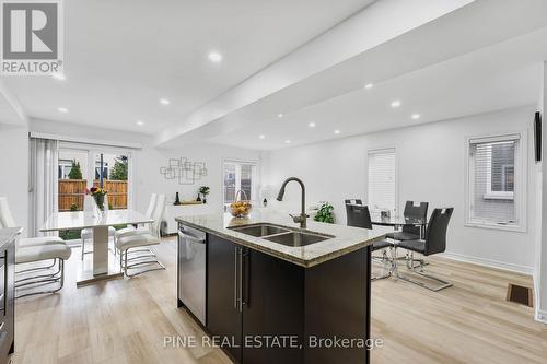 45 Waterbridge Street, Hamilton, ON - Indoor Photo Showing Kitchen With Double Sink