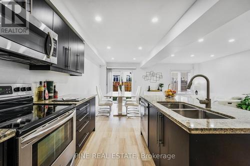 45 Waterbridge Street, Hamilton, ON - Indoor Photo Showing Kitchen With Double Sink With Upgraded Kitchen