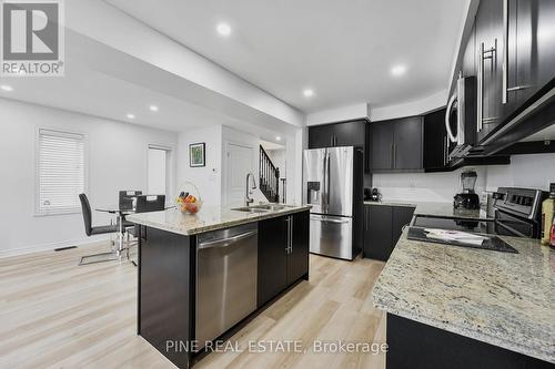 45 Waterbridge Street, Hamilton, ON - Indoor Photo Showing Kitchen With Double Sink With Upgraded Kitchen