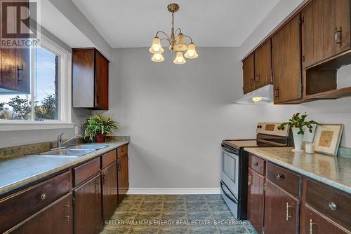 28 Morgandale Crescent, Clarington (Bowmanville), ON - Indoor Photo Showing Kitchen With Double Sink