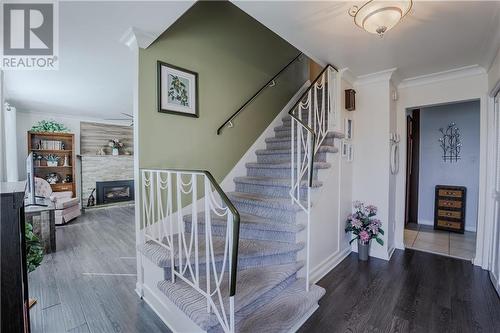 Main Floor Foyer - 908 Lasalle Street, Cornwall, ON - Indoor Photo Showing Other Room With Fireplace