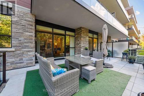 116 - 1575 Lakeshore Road W, Mississauga, ON - Outdoor With Deck Patio Veranda With Exterior