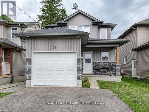 90 Chapel Street, Woodstock, ON - Outdoor With Deck Patio Veranda