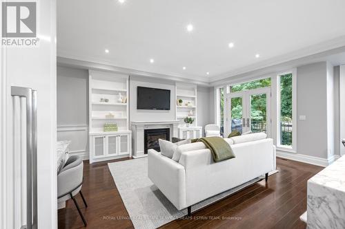 741 Millwood Road, Toronto, ON - Indoor Photo Showing Living Room With Fireplace