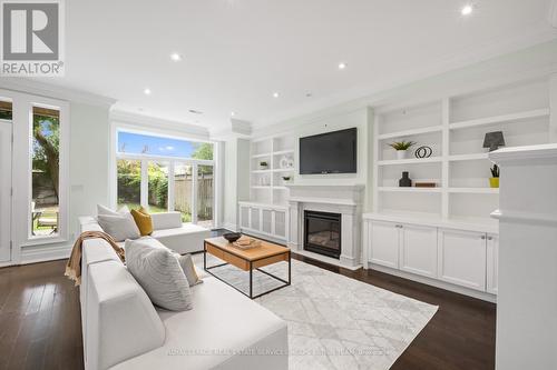 741 Millwood Road, Toronto, ON - Indoor Photo Showing Living Room With Fireplace