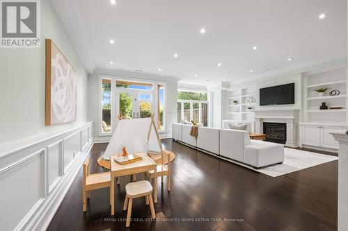 741 Millwood Road, Toronto, ON - Indoor Photo Showing Living Room With Fireplace