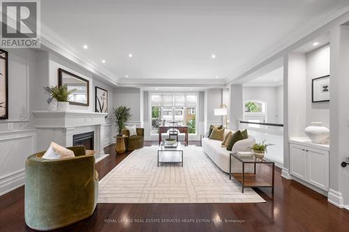 741 Millwood Road, Toronto, ON - Indoor Photo Showing Living Room With Fireplace