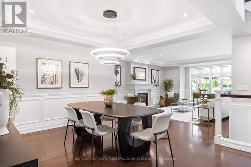 741 Millwood Road, Toronto, ON - Indoor Photo Showing Dining Room With Fireplace