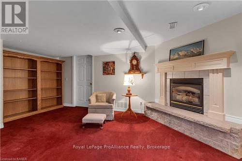 30 Yonge Street, Kingston (Central City West), ON - Indoor Photo Showing Living Room With Fireplace