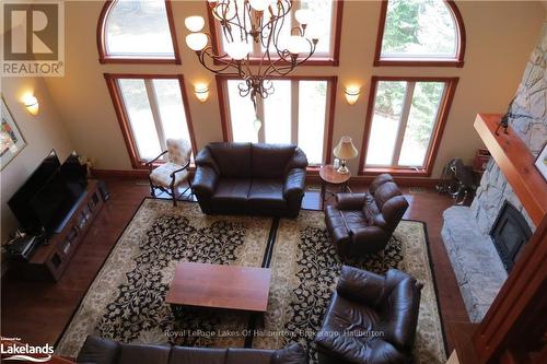 1130 Parsons Road, Dysart Et Al, ON - Indoor Photo Showing Living Room With Fireplace