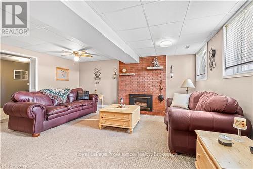 240 Somerset Drive, Loyalist (Bath), ON - Indoor With Fireplace