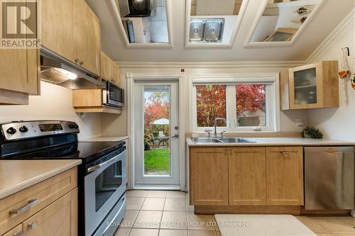 4047 Old Dundas Street, Toronto, ON - Indoor Photo Showing Kitchen With Stainless Steel Kitchen With Double Sink