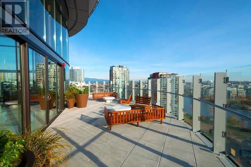 2403 89 Nelson Street, Vancouver, BC - Outdoor With Balcony With View