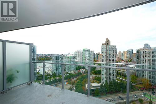 2403 89 Nelson Street, Vancouver, BC - Outdoor With Balcony With View