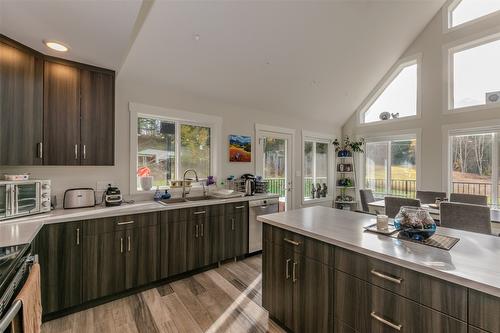 738 Bolton Road, Tappen, BC - Indoor Photo Showing Kitchen With Double Sink