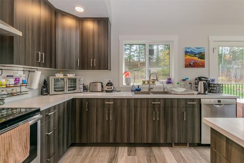 738 Bolton Road, Tappen, BC - Indoor Photo Showing Kitchen With Double Sink