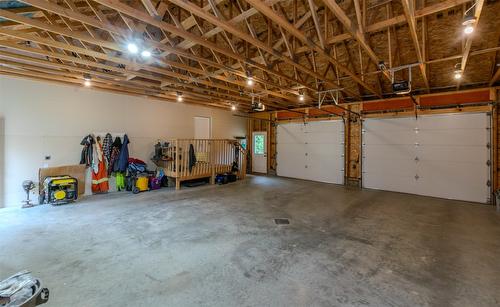 738 Bolton Road, Tappen, BC - Indoor Photo Showing Garage