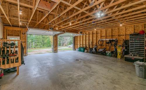 738 Bolton Road, Tappen, BC - Indoor Photo Showing Garage