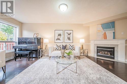 2513 Longridge Crescent, Oakville, ON - Indoor Photo Showing Living Room With Fireplace