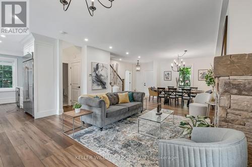 8 Confederation Street, Halton Hills, ON - Indoor Photo Showing Living Room