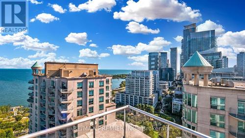 307 - 2087 Lake Shore Boulevard W, Toronto, ON - Outdoor With Body Of Water With Balcony With View