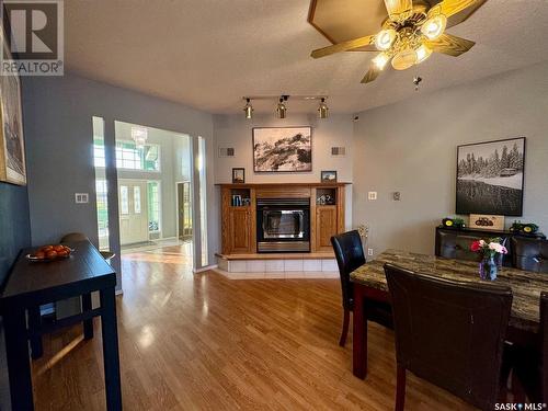 Rae'S N Sons Acreage, Orkney Rm No. 244, SK - Indoor Photo Showing Living Room With Fireplace