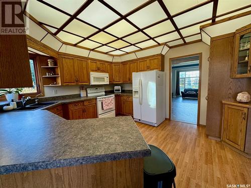 Rae'S N Sons Acreage, Orkney Rm No. 244, SK - Indoor Photo Showing Kitchen With Double Sink