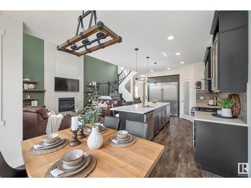 3725 Parker Co Sw, Edmonton, AB - Indoor Photo Showing Dining Room