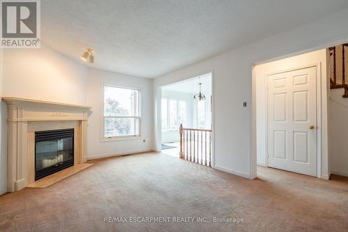 15 Ashcroft Drive, Hamilton, ON - Indoor Photo Showing Living Room With Fireplace